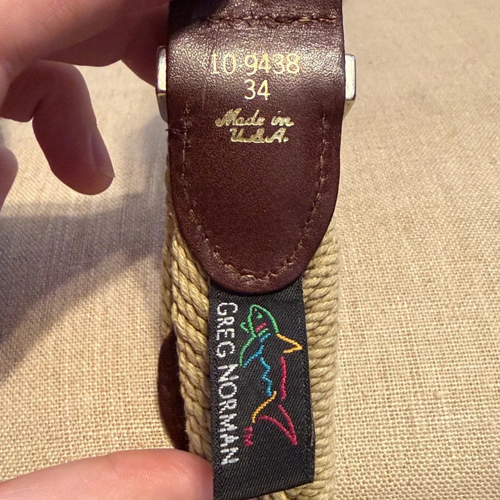 Greg Norman Collection belt has
